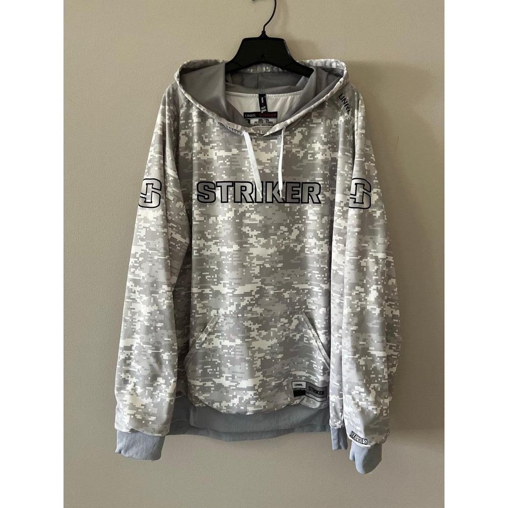 UNRL Men's Crossover Hoodie Striker Ice Camo 2XL